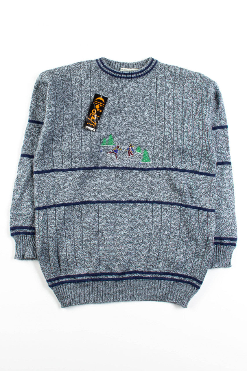 Vintage Deadstock Ice Skating Sweater