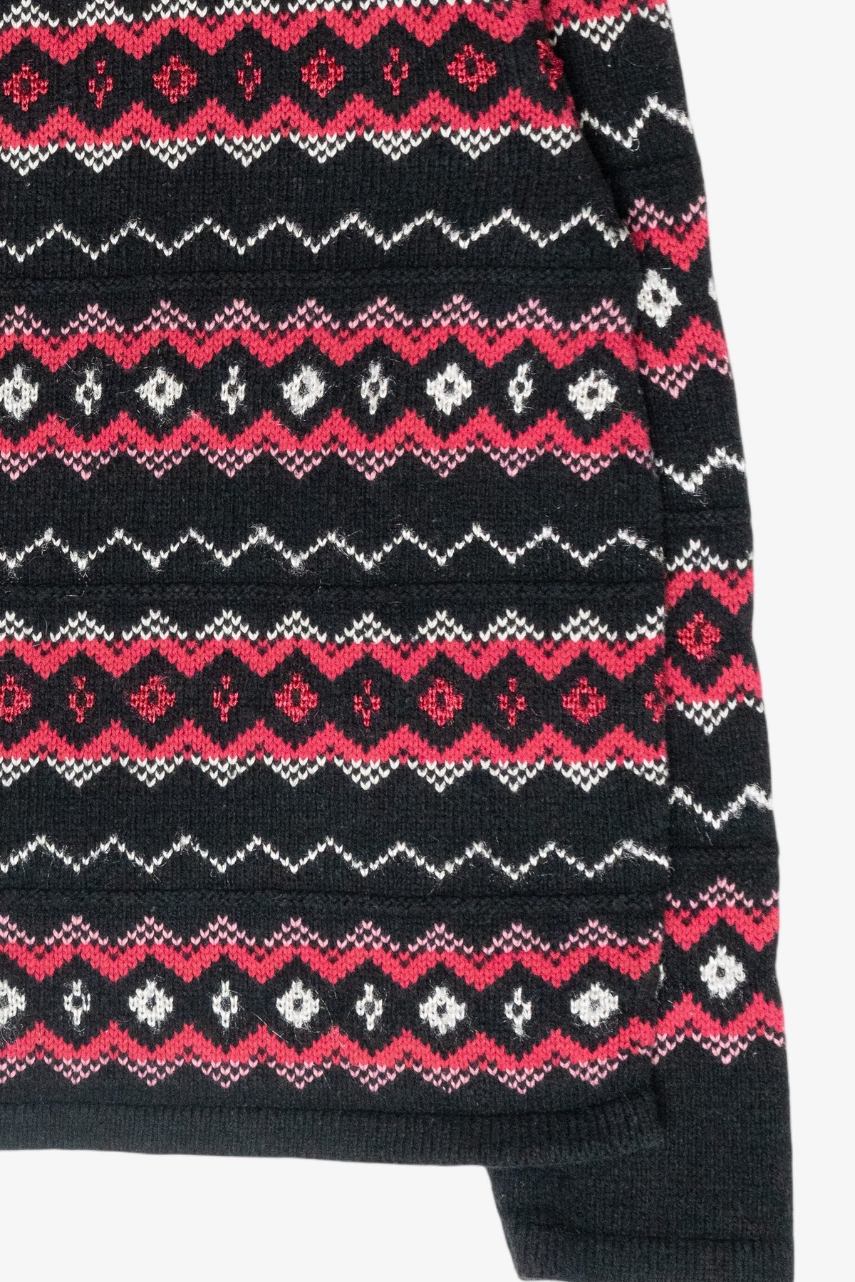 Liz Claiborne Pink Fair Isle Vintage Sweater (1980s)