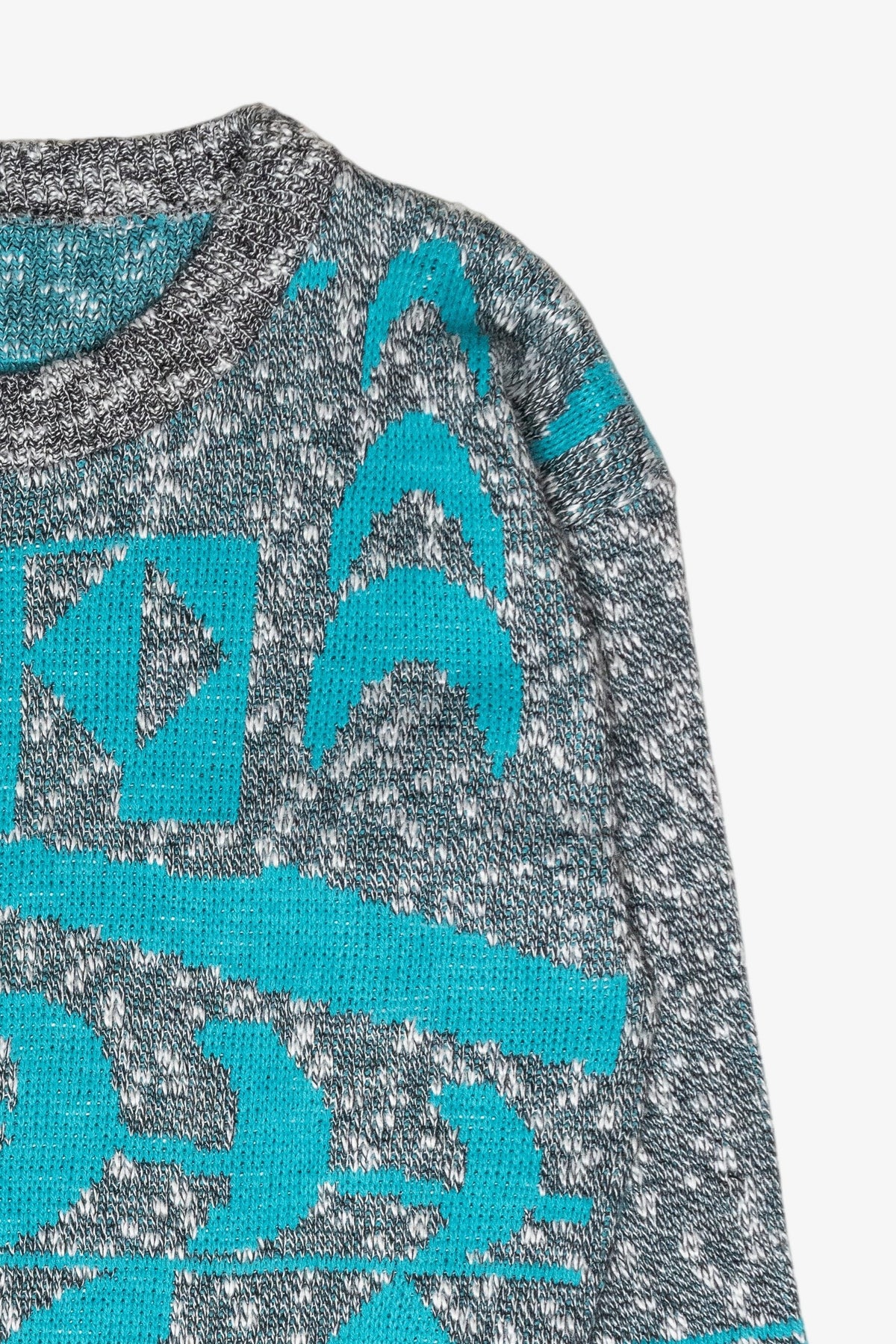 Teal Graphic Vintage Sweater (1980s)