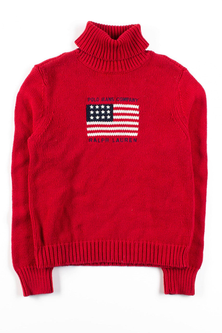 Vintage Polo Jeans Turtleneck Sweater