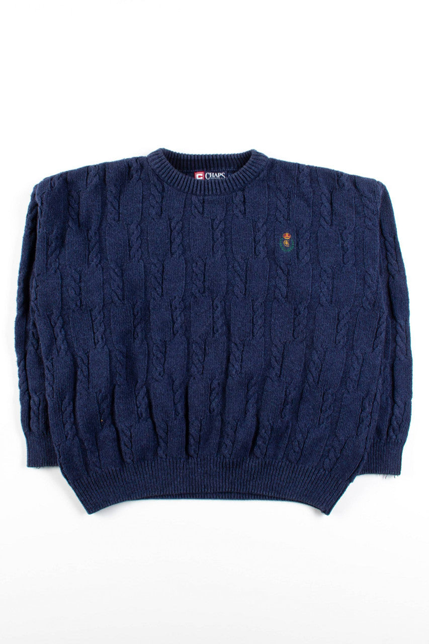 Vintage Chaps Cable Knit Sweater