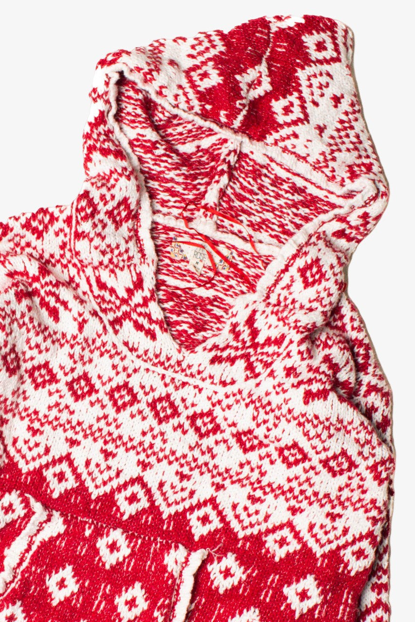 Red Hooded Sweater