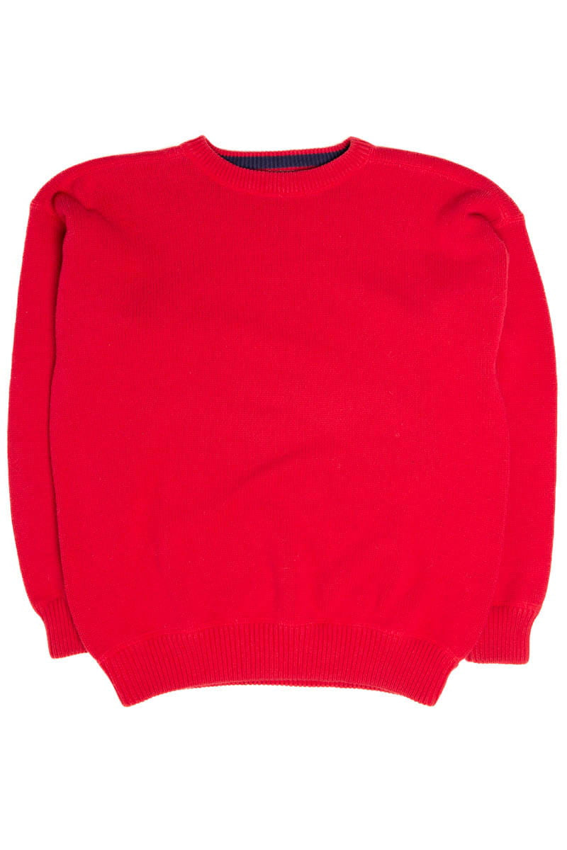 Red Field Gear Sweater