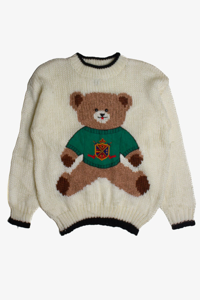 Vintage Teddy Bear Graphic Sweater (1980s) 309