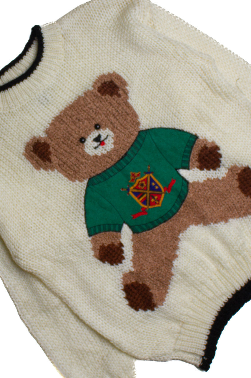 Vintage Teddy Bear Graphic Sweater (1980s) 309