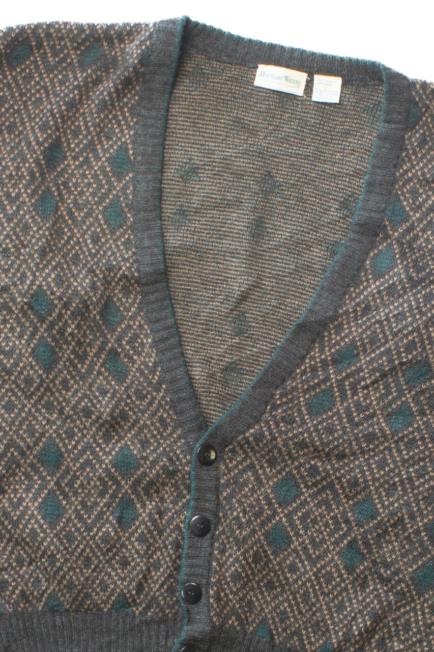 Vintage Boundary Waters Cardigan Sweater (1990s)