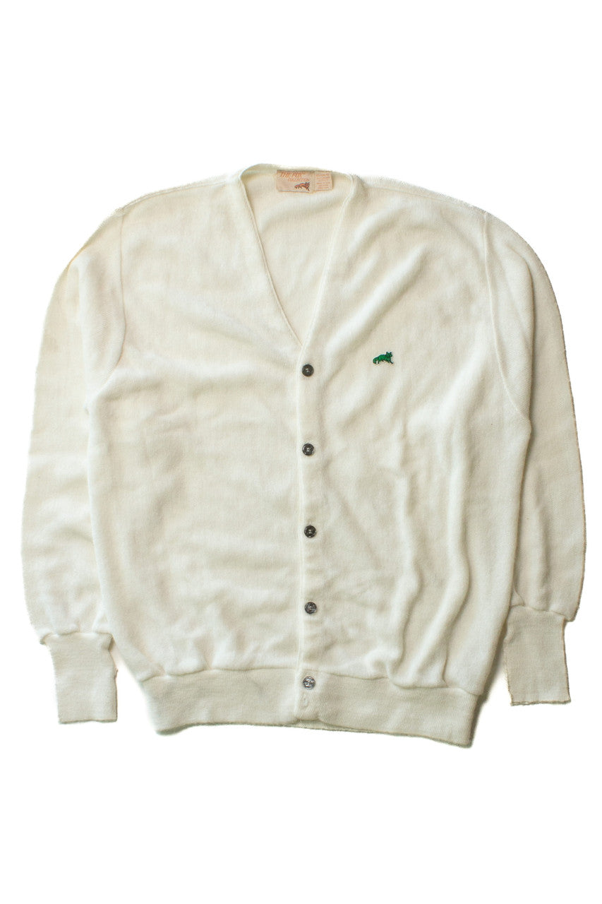 Vintage Fox Collection Cardigan Sweater (1980s)