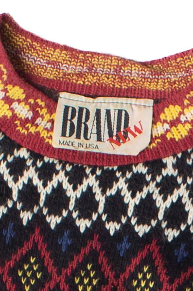 Vintage Brand New Patterned Sweater