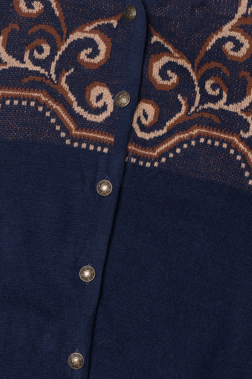 Vintage Navy Pendleton Cardigan Sweater