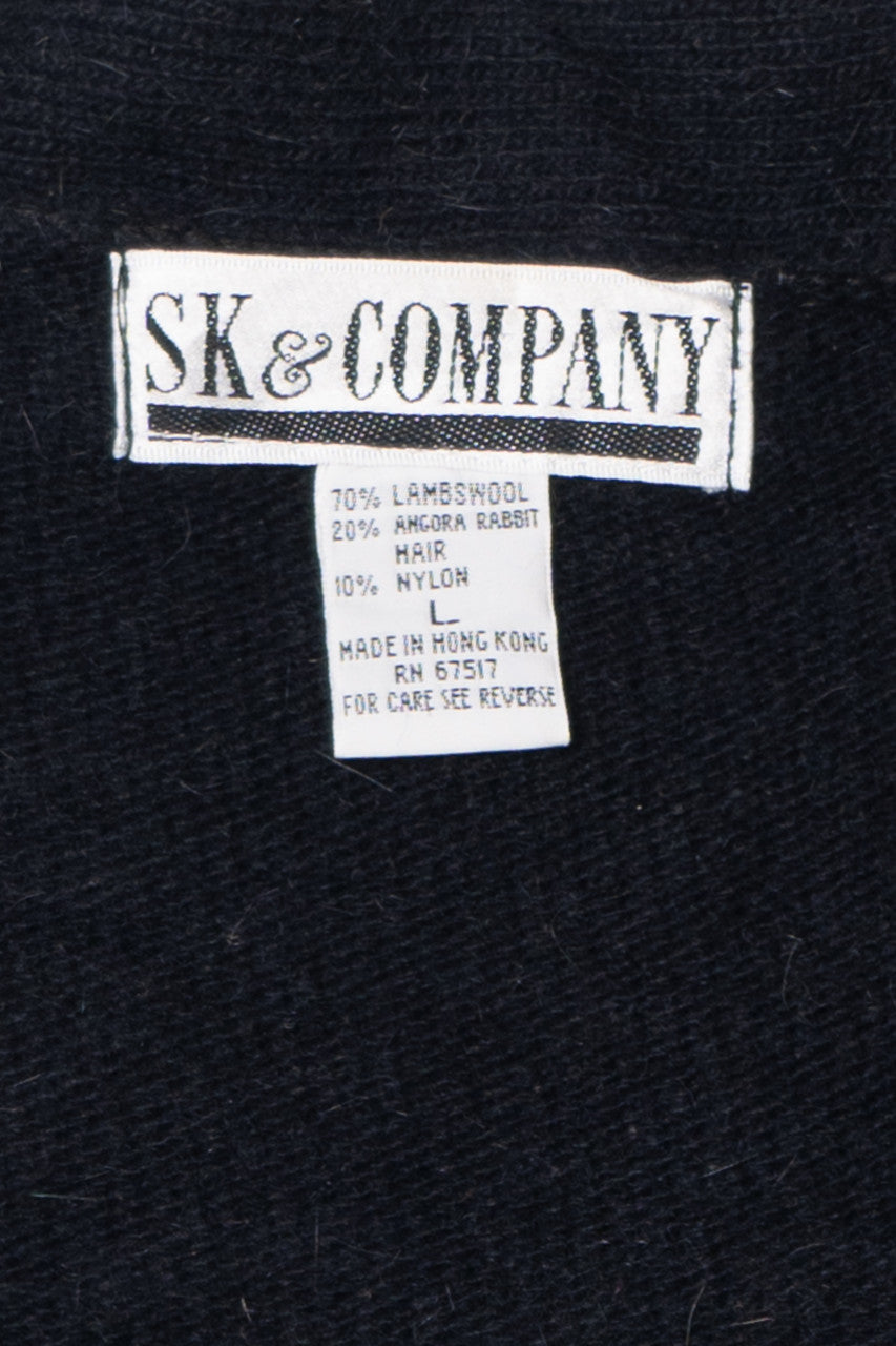 Vintage Bow SK & Company Cardigan Sweater