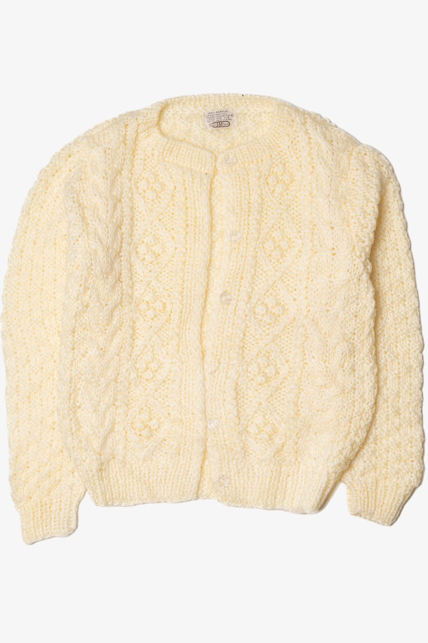 Vintage Ivory Open Knit Sweater