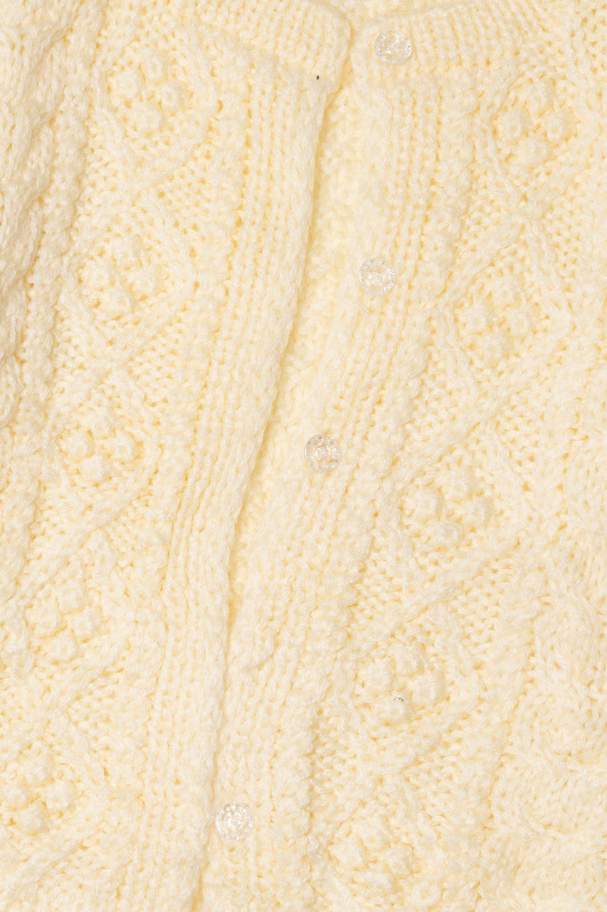 Vintage Ivory Open Knit Sweater