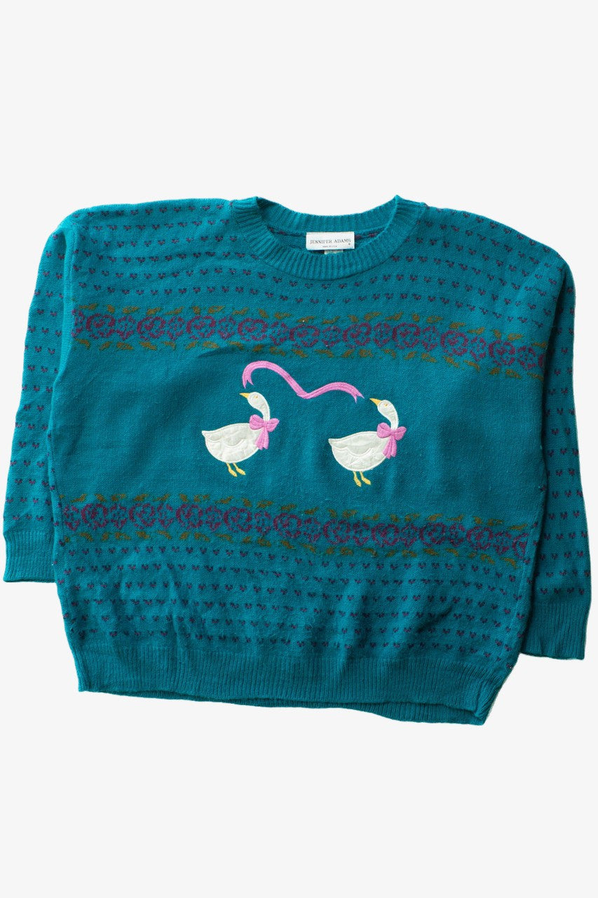Vintage Jennifer Adams Geese Sweater (1980s)