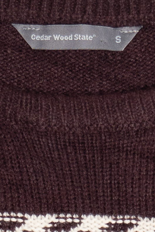 Cedar Wood State Acrylic Sweater