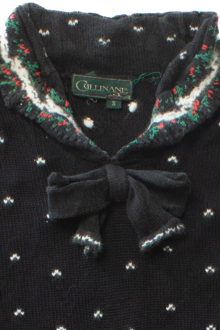 Vintage Cullinane Goose Bow Sweater (1990s)