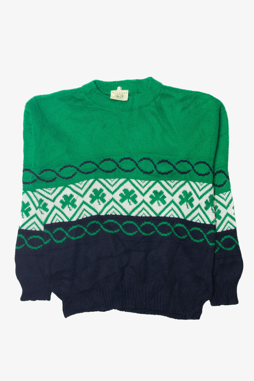Vintage Blarney Clover Sweater