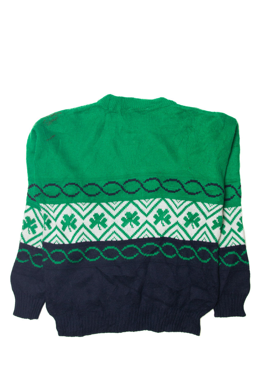 Vintage Blarney Clover Sweater