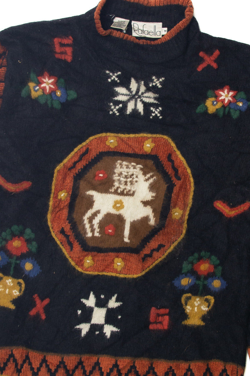 Vintage Rafaella Stag Sweater