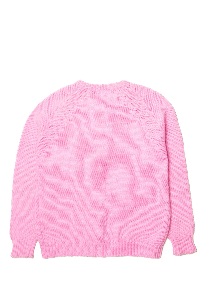 Vintage Classic Casuals Pink Cable Knit Sweater