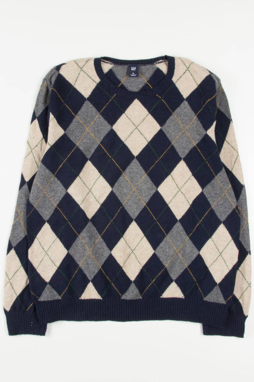 Argyle Gap Sweater 54