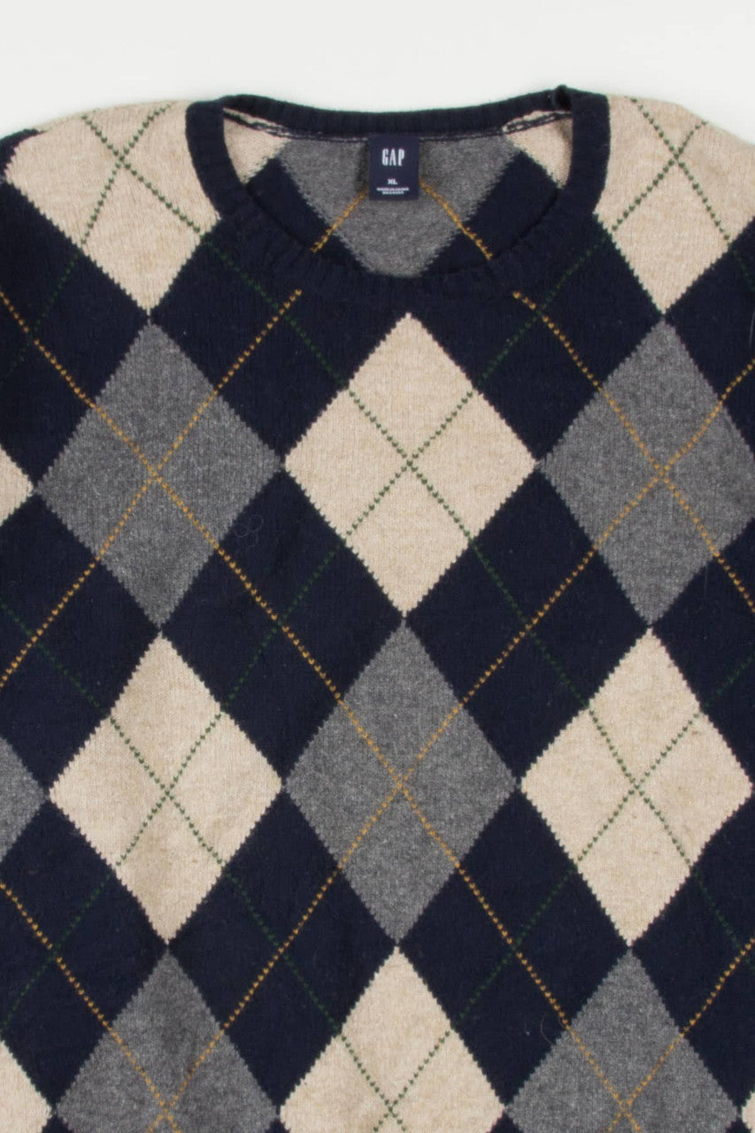 Argyle Gap Sweater 54