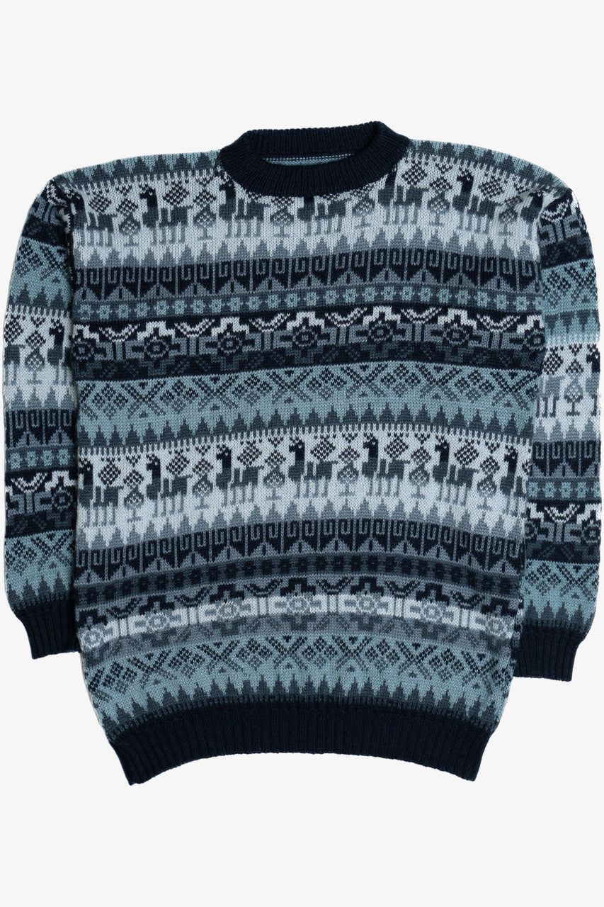 Vintage Llama Pattern Sweater (1980s)
