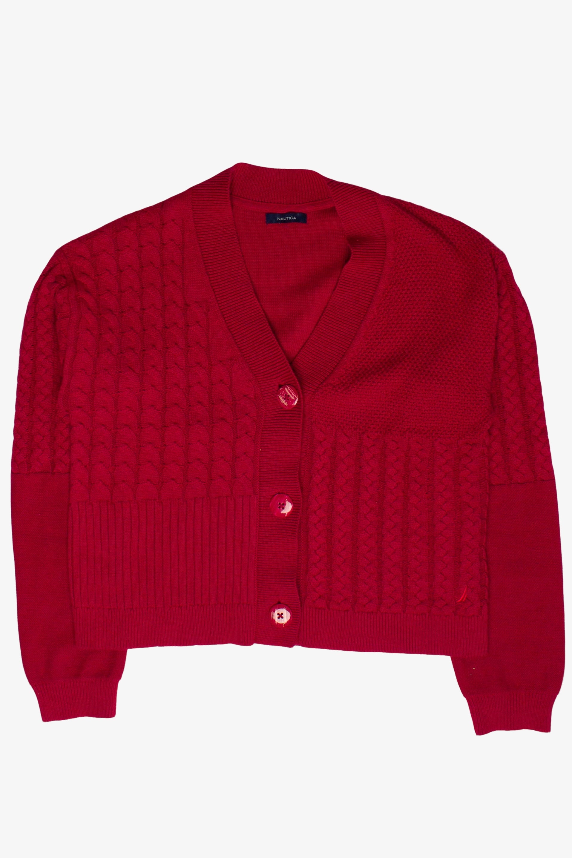 Magenta Nautica Cardigan Sweater (2000s)