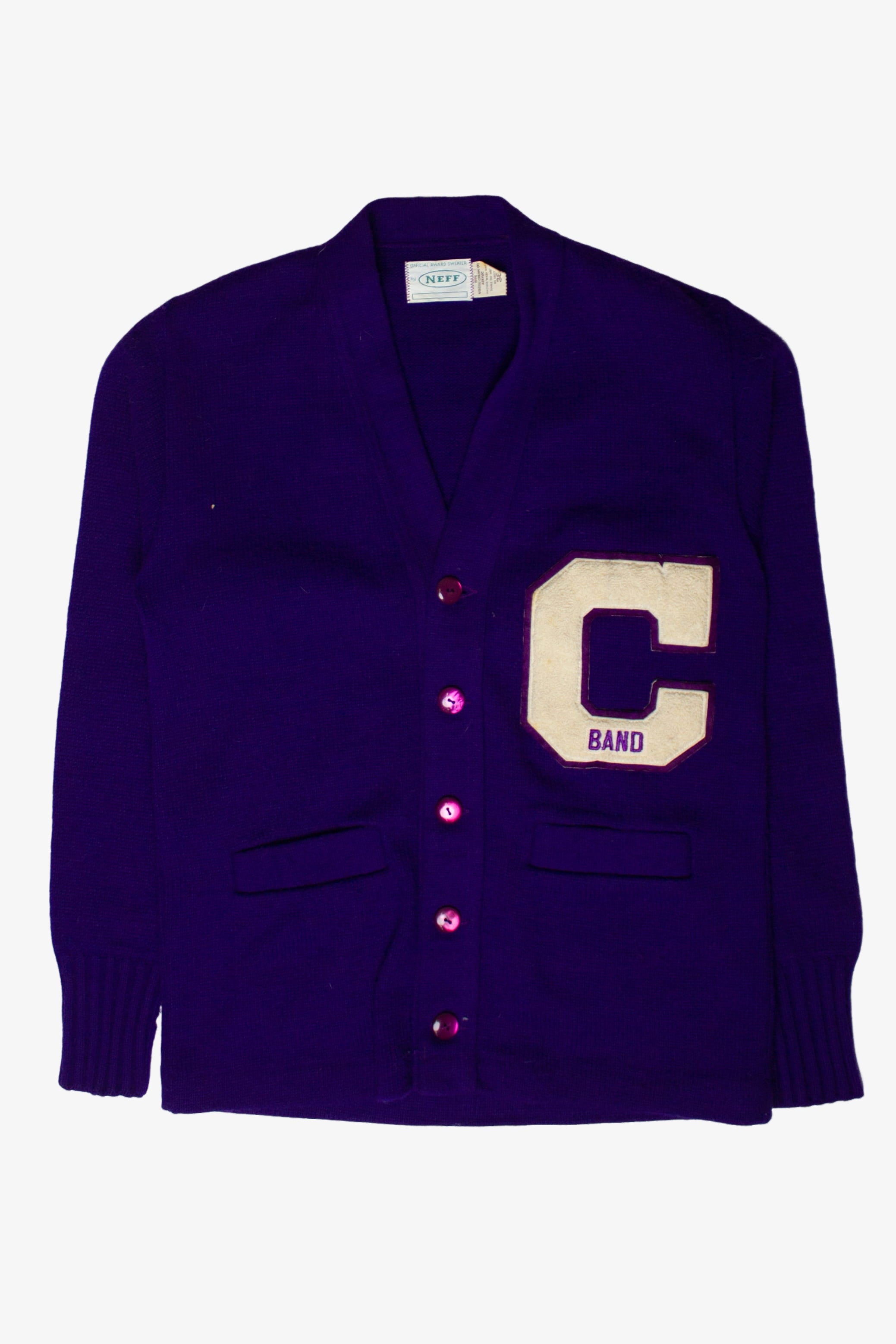 Vintage C Band Cardigan Sweater (1970s)