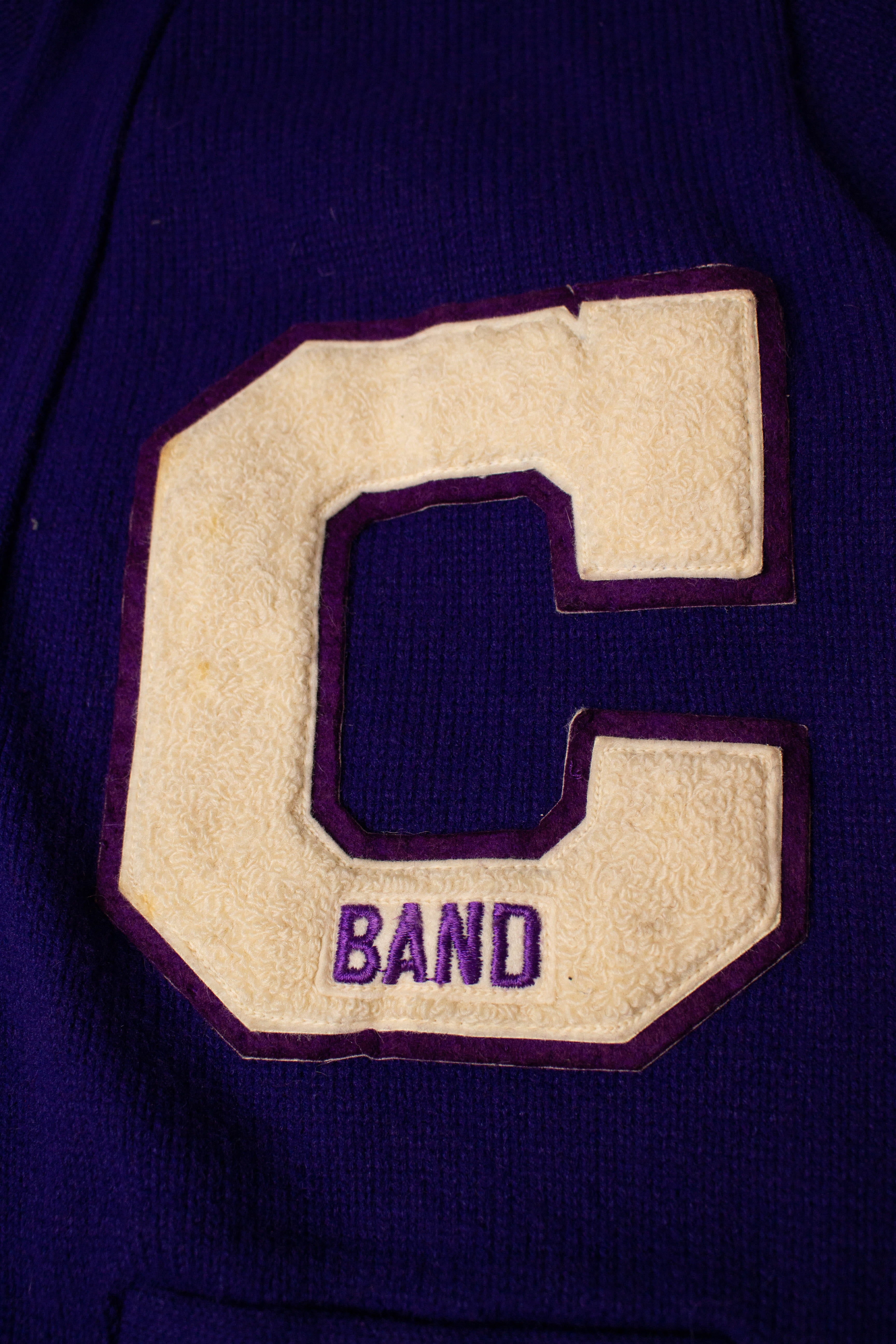 Vintage C Band Cardigan Sweater (1970s)
