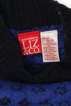 Vintage Liz & Co. Blue Sweater (1990s)