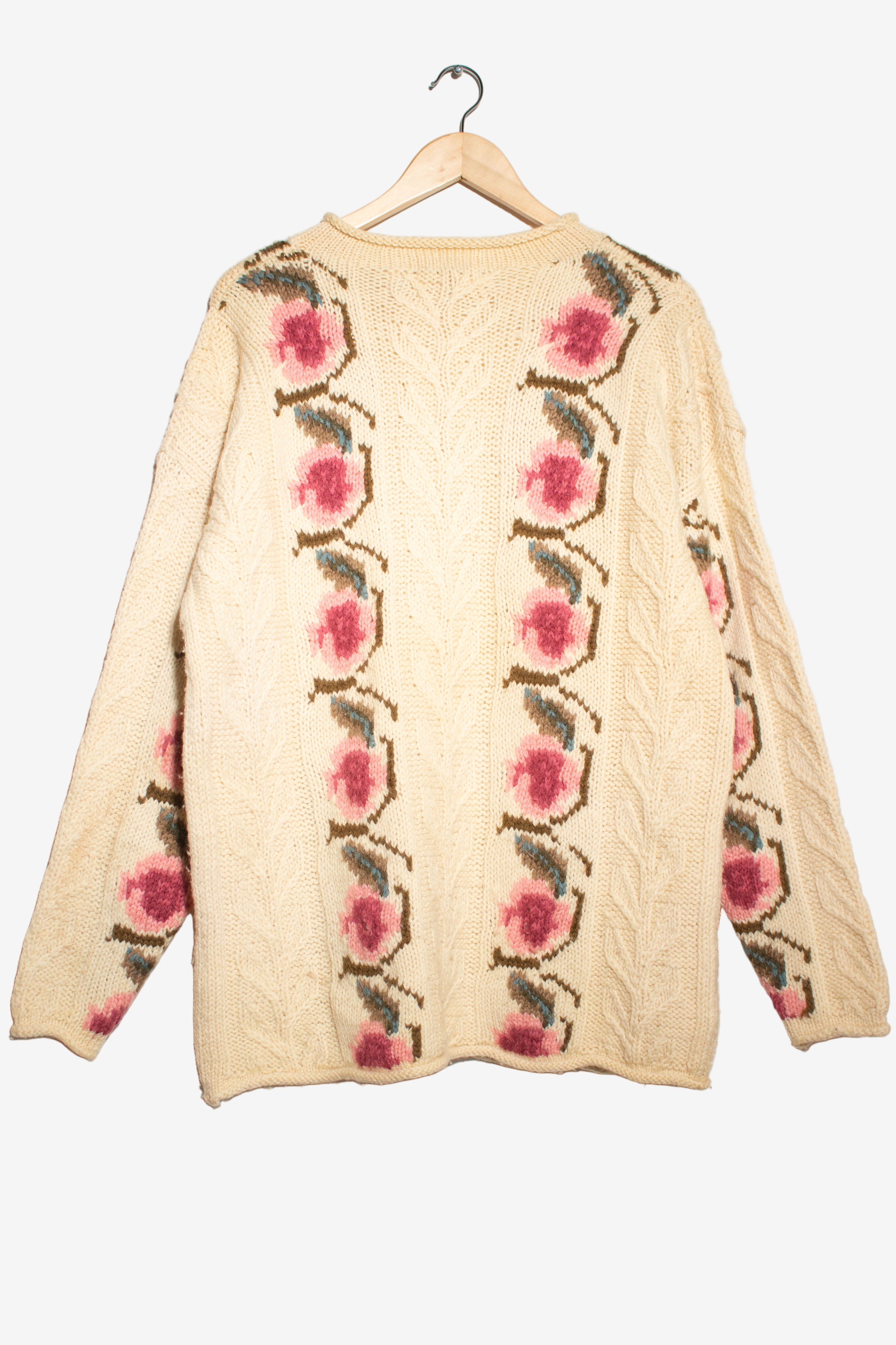 Vintage Aeropostale Rose Sweater (1990s)