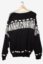 Vintage Black & White Tiger Sweater (1990s)