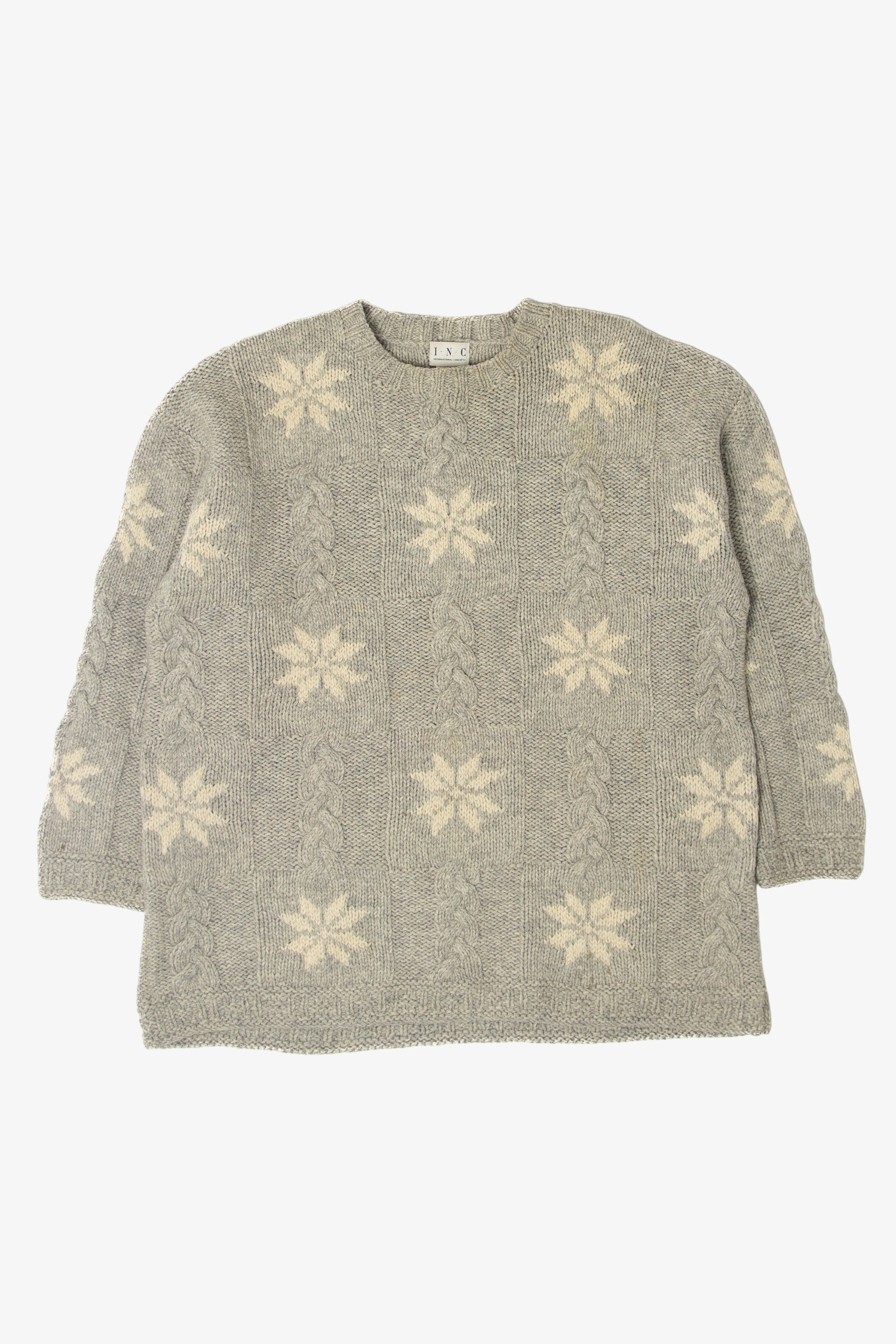 Vintage I.N.C Cable Knit Sweater (1990s)
