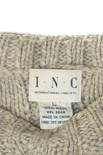 Vintage I.N.C Cable Knit Sweater (1990s)