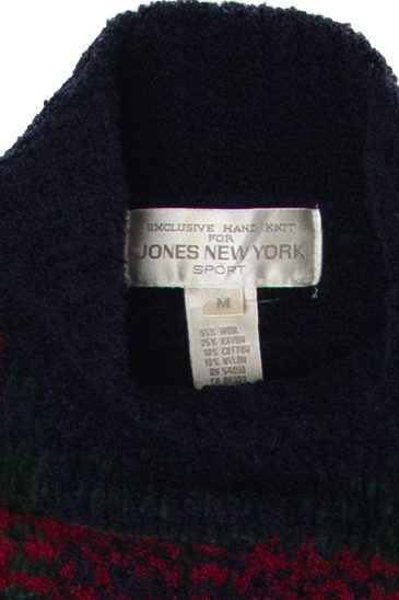 Vintage Jones New York Plaid Sweater (1990s)
