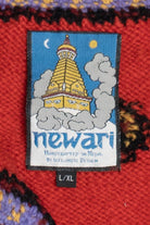 Vintage Handmade Newari Nepali Crochet Detail Sweater (1990s)