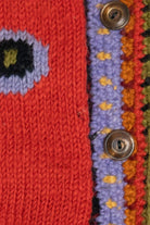 Vintage Handmade Newari Nepali Crochet Detail Sweater (1990s)