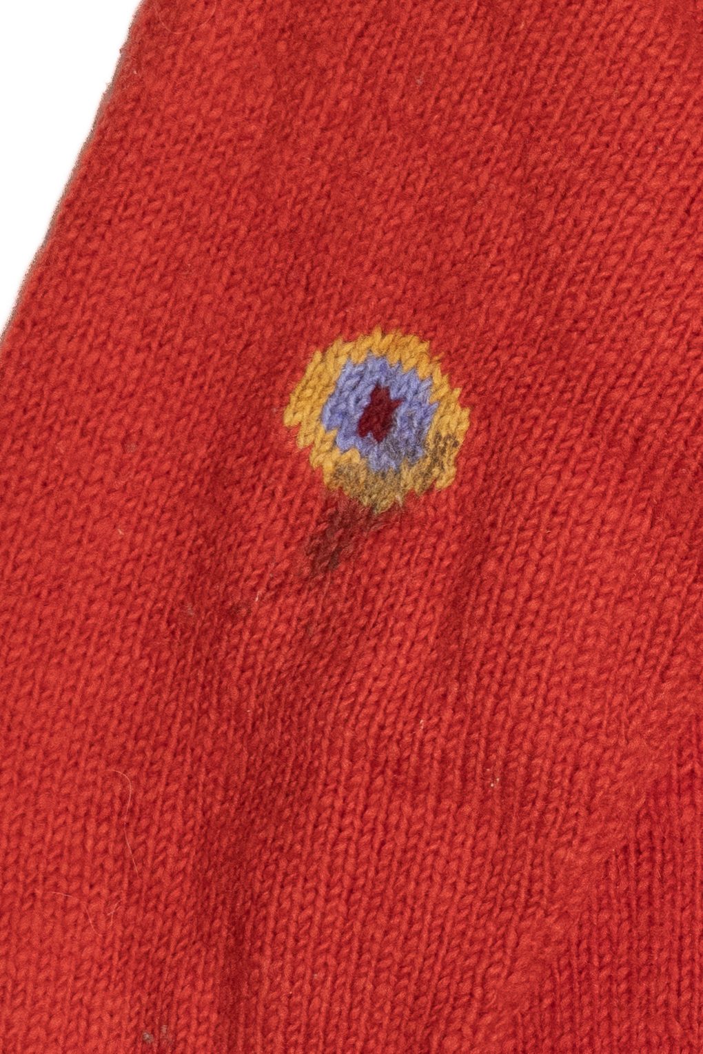 Vintage Handmade Newari Nepali Crochet Detail Sweater (1990s)