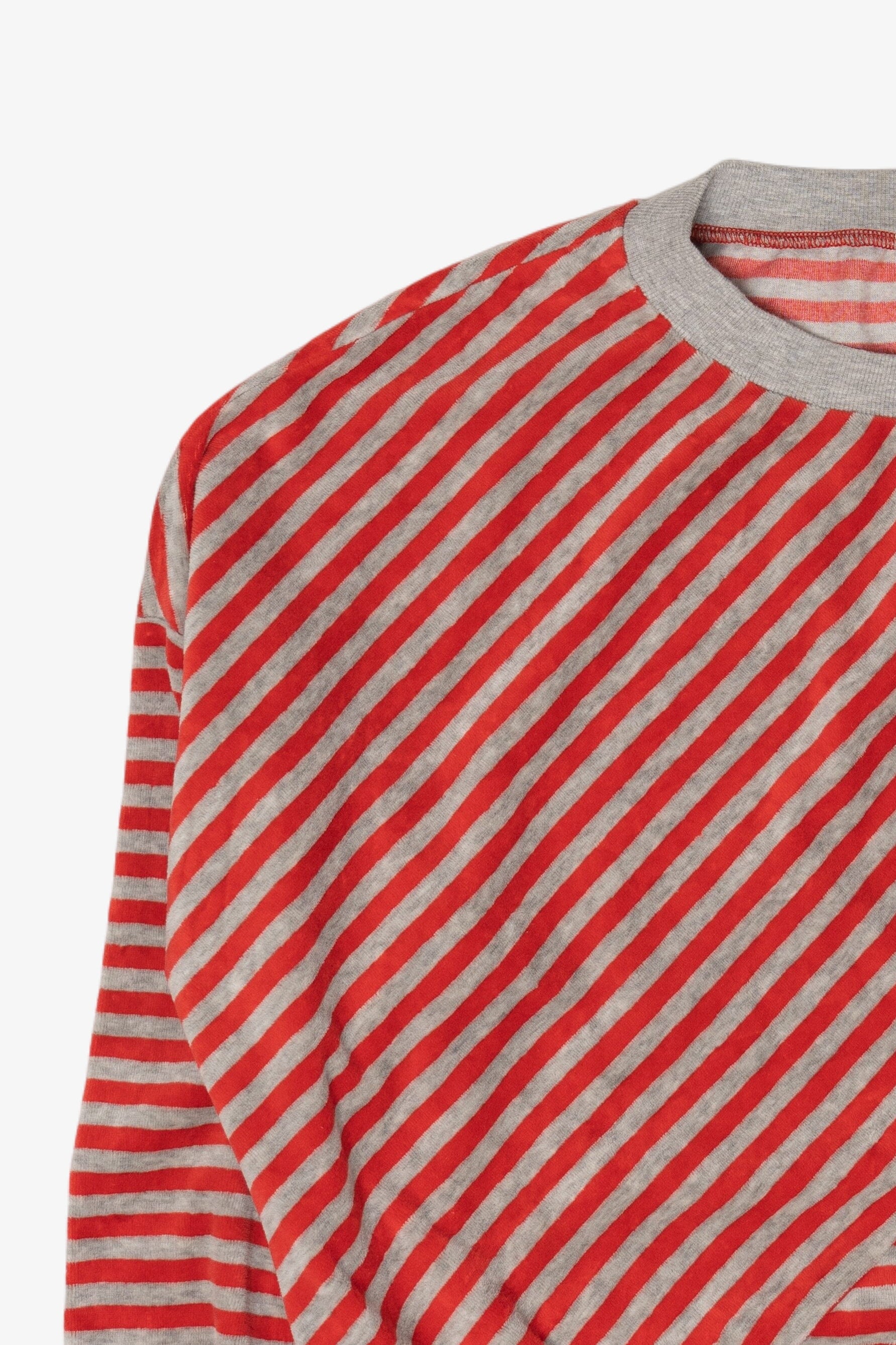 Striped Velour Easel Sweater (2010s)