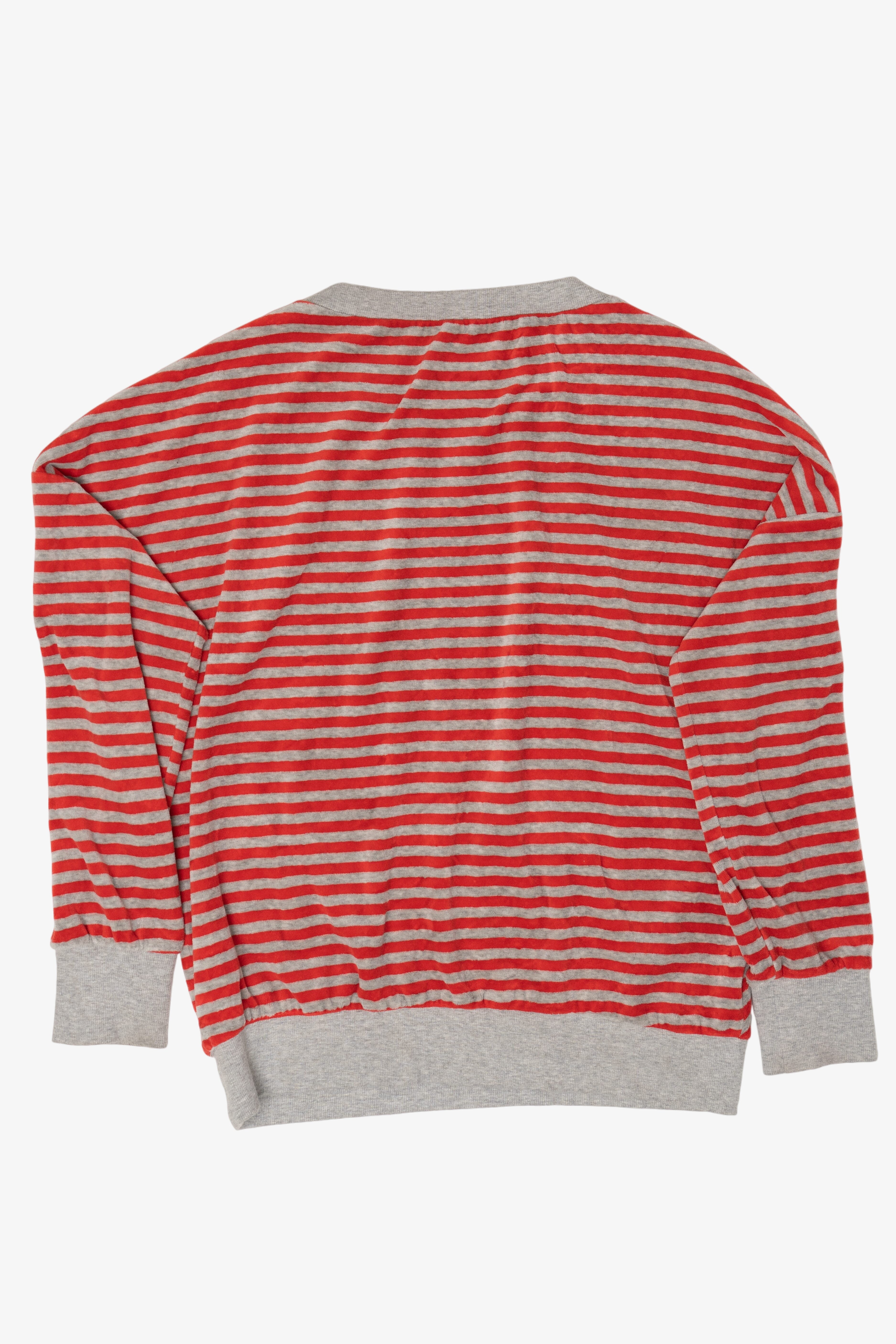 Striped Velour Easel Sweater (2010s)