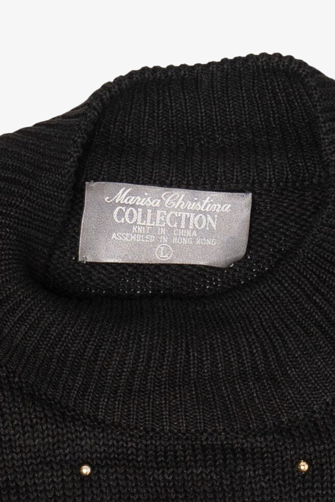 Vintage Sequin Bears Marisa Christina Collection Sweater (1990s)