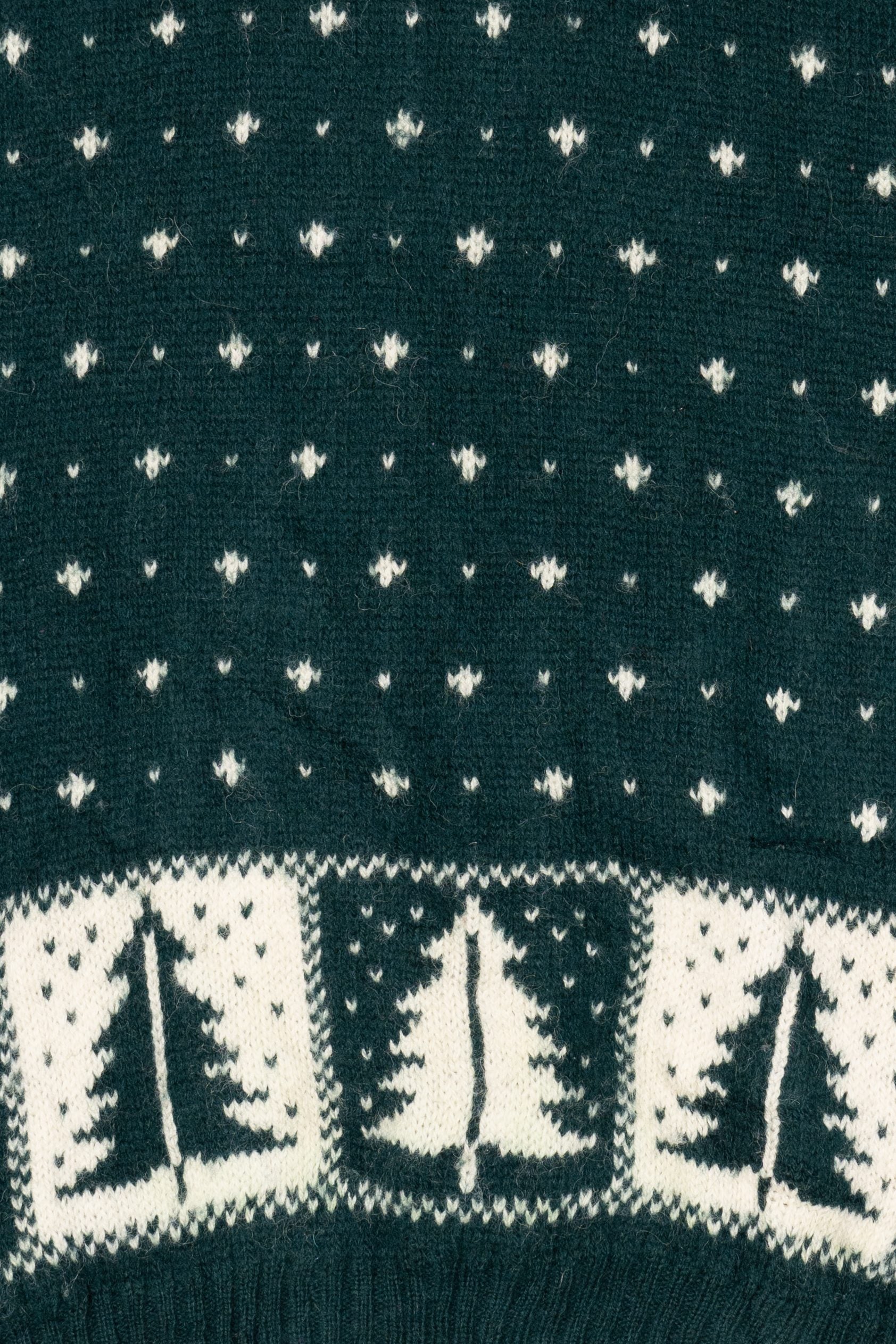 Vintage Dark Green Winter Talbots Sweater (1990s)