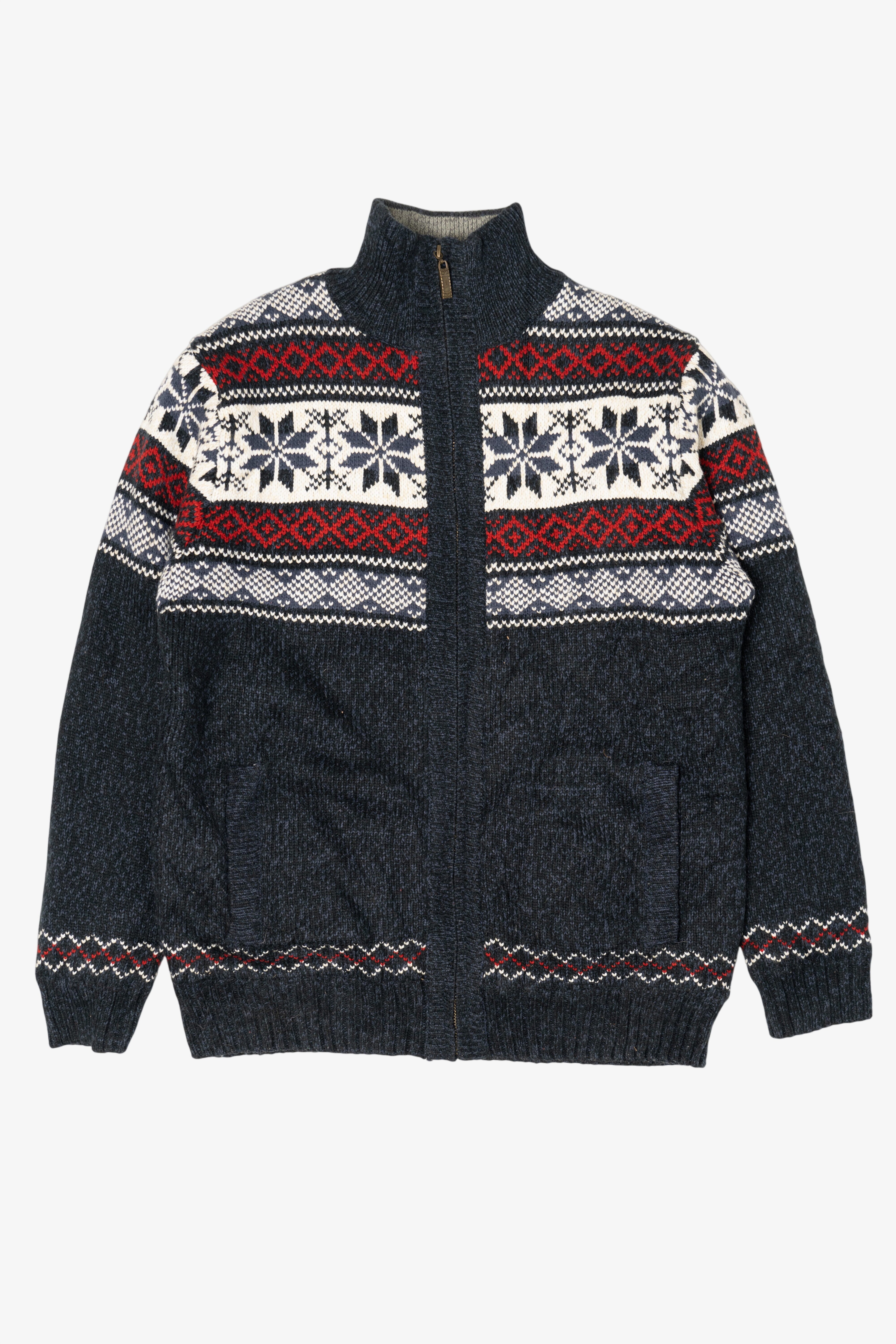 Vintage Insulated Fair Isle Sweater (1990s)