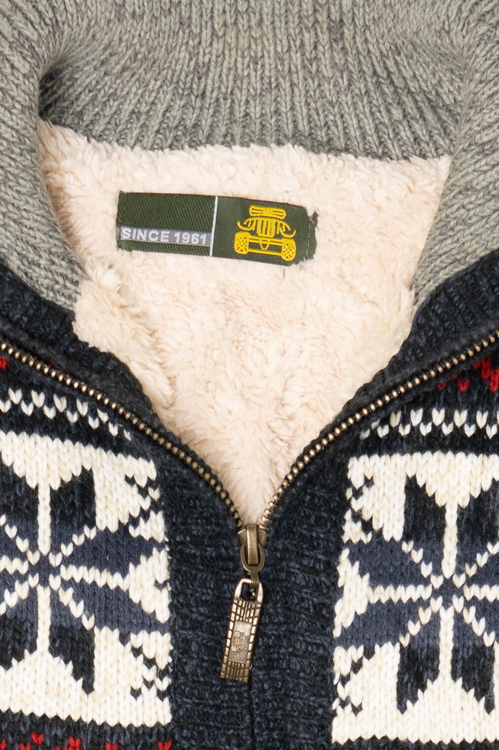 Vintage Insulated Fair Isle Sweater (1990s)