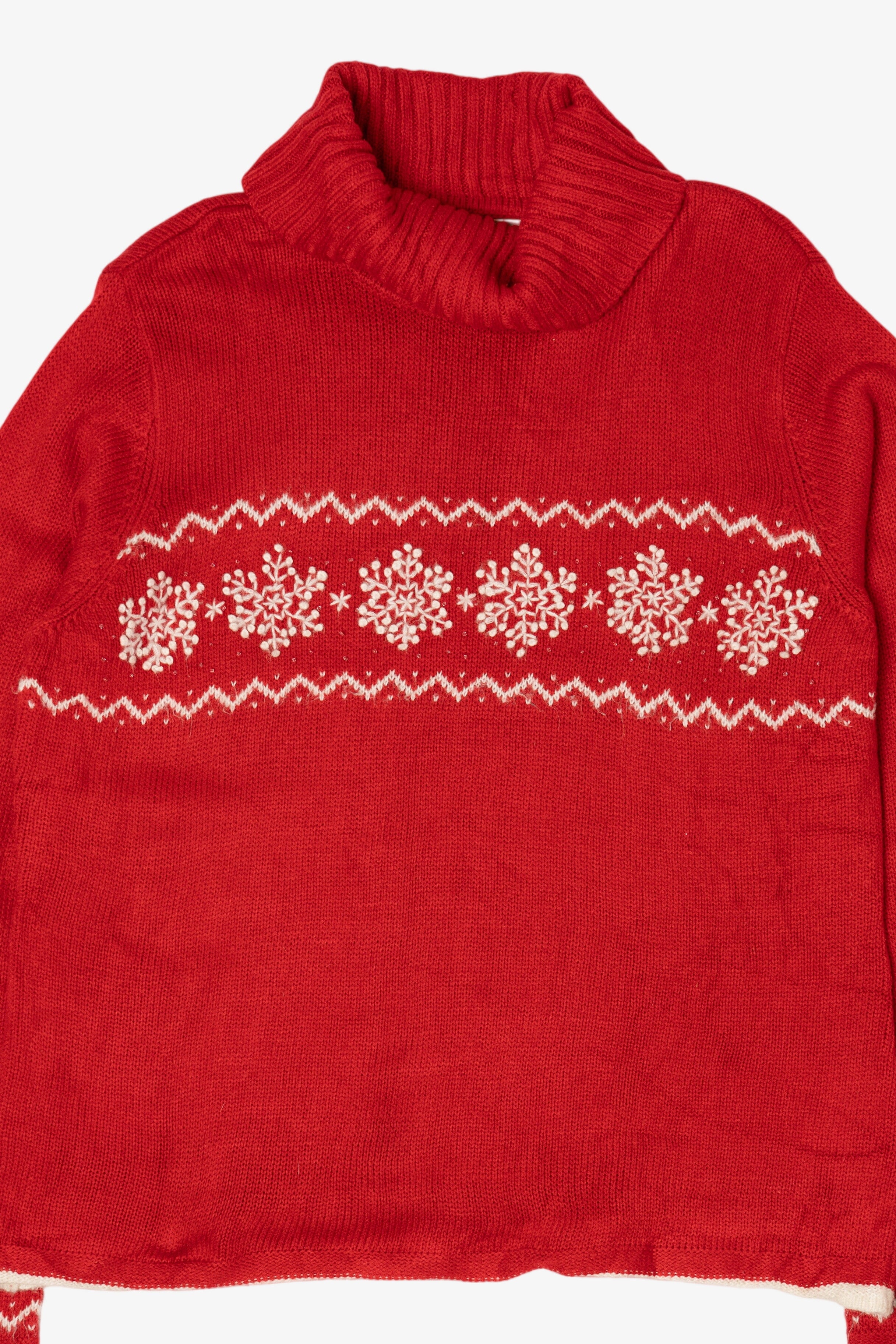 Vintage Red White Stag Sweater (1990s)