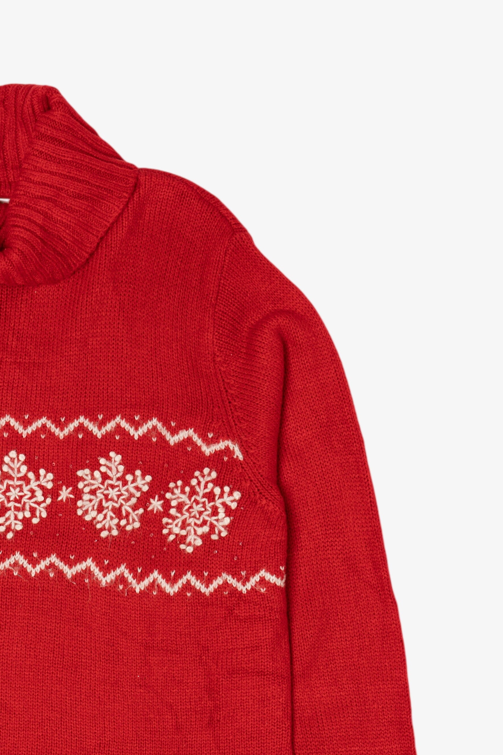 Vintage Red White Stag Sweater (1990s)