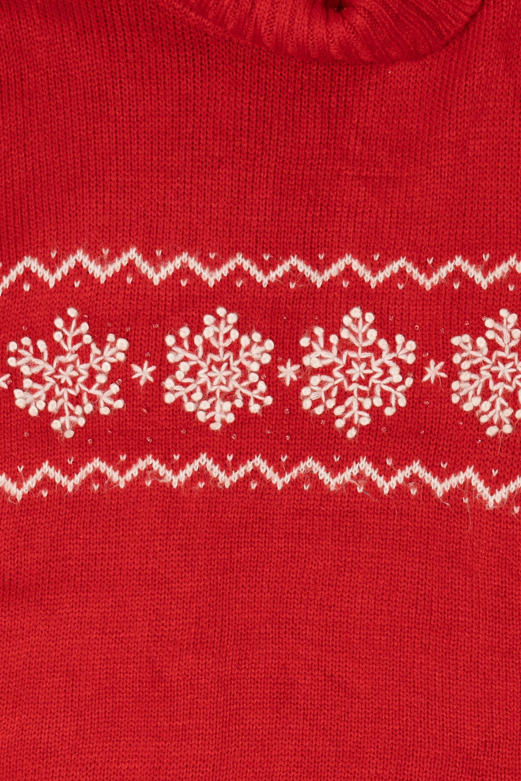 Vintage Red White Stag Sweater (1990s)