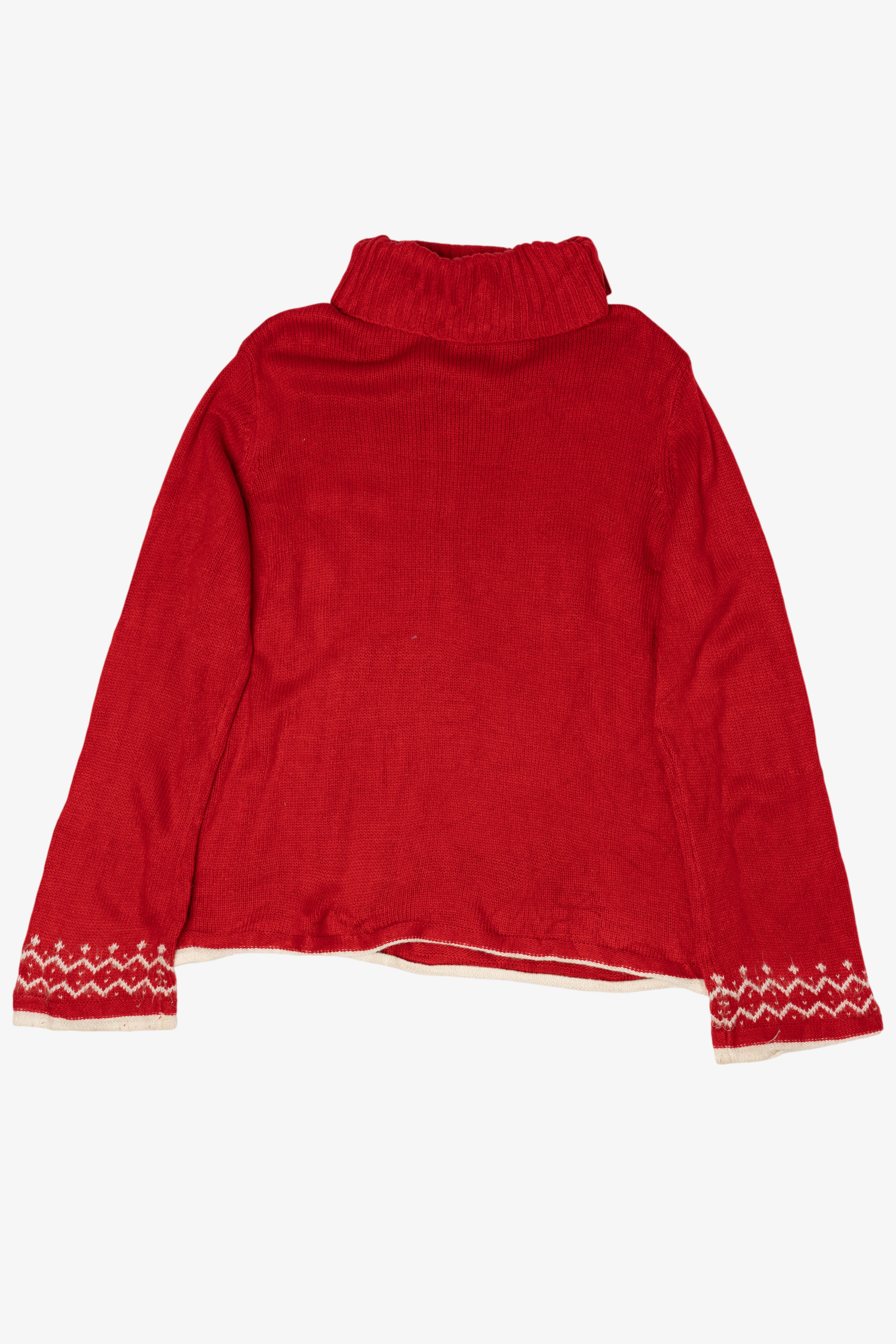 Vintage Red White Stag Sweater (1990s)