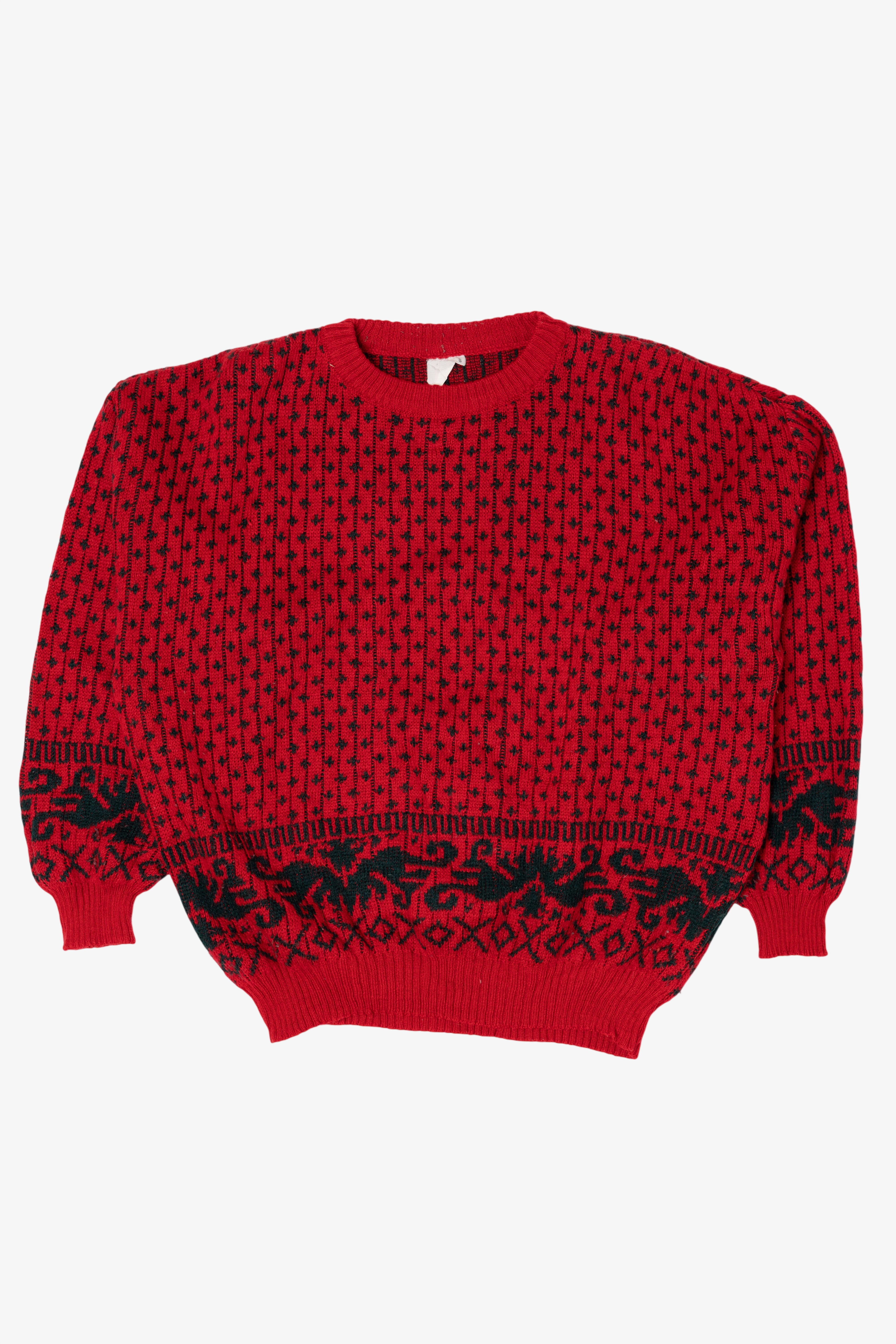 Vintage Red Sweater (1990s)