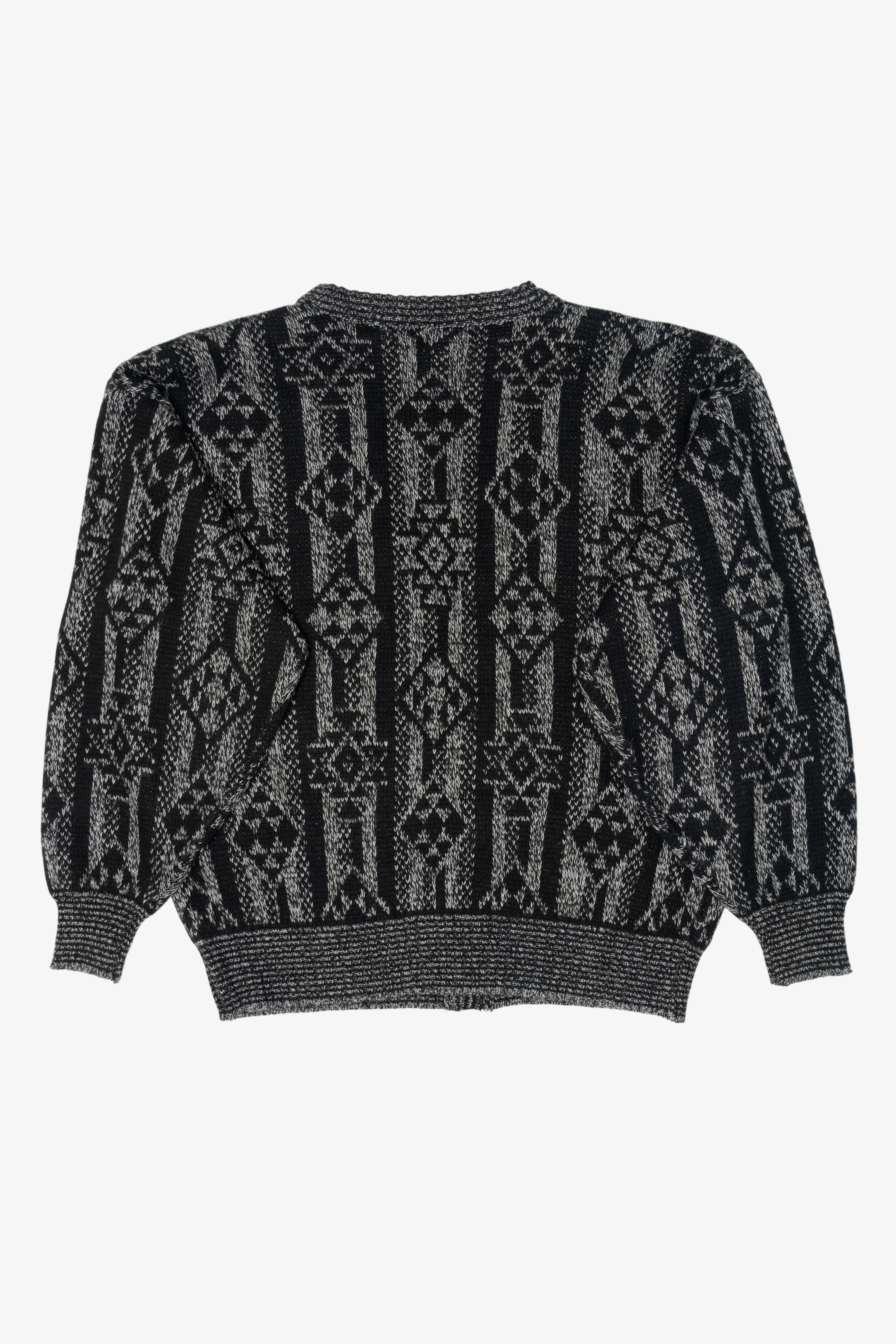 Vintage Dark Gray Jason Daniels Cardigan Sweater (1980s)